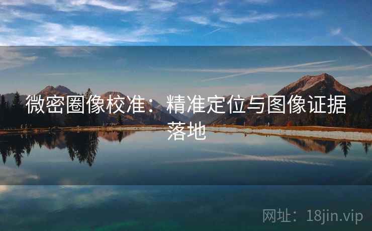 微密圈像校准:精准定位与图像证据落地 微密圈像校准:精准定位与图像证据落地