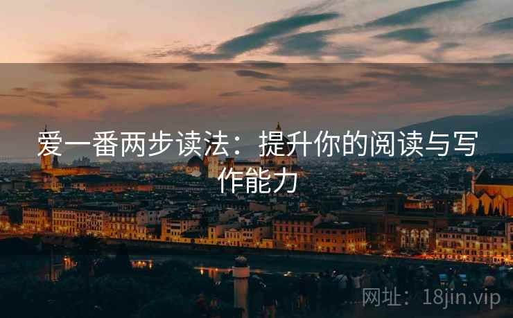爱一番两步读法:提升你的阅读与写作能力 爱一番两步读法:提升你的阅读与写作能力